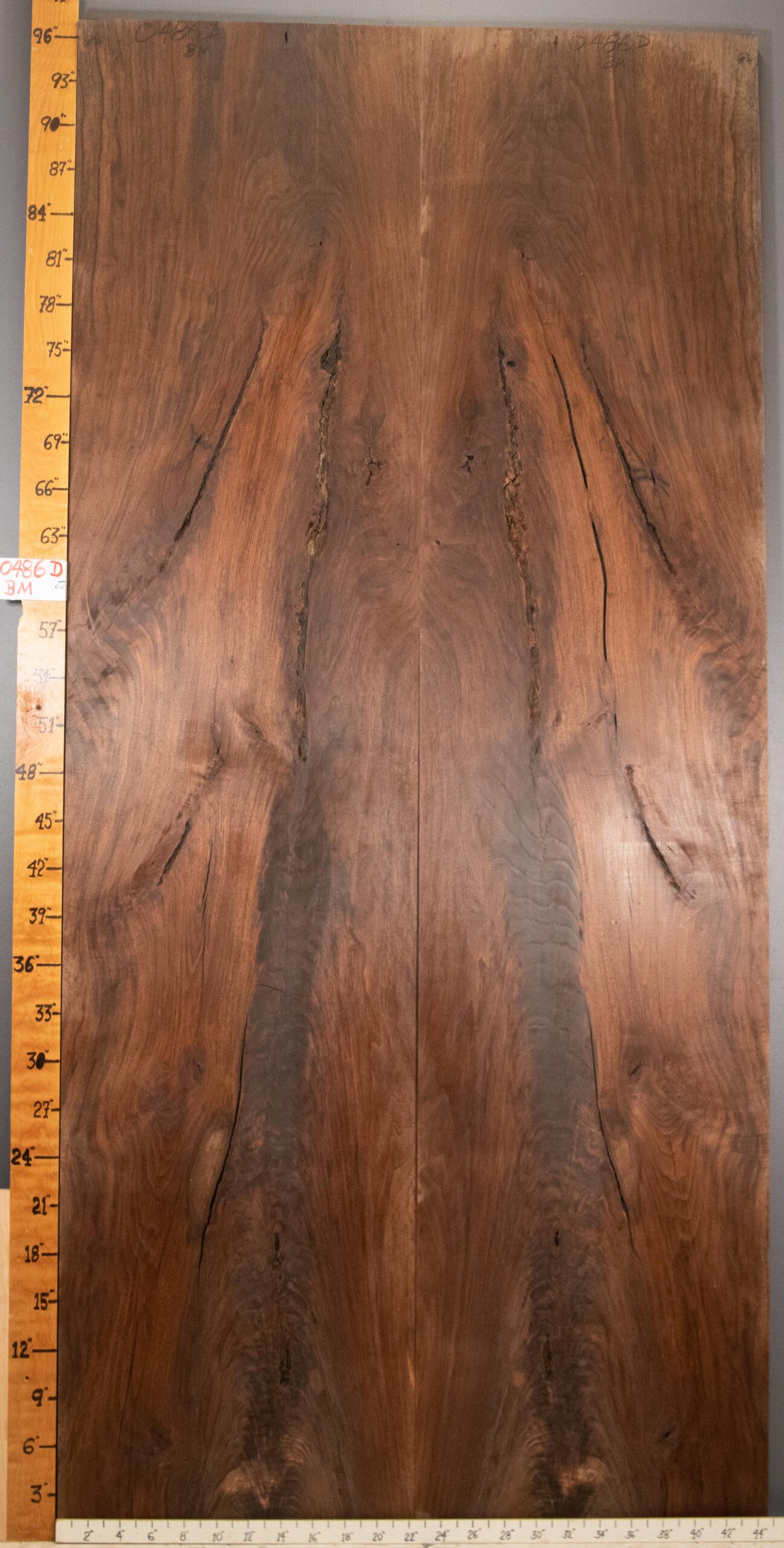 4A Crotch Marbled Claro Walnut NWT 0486D