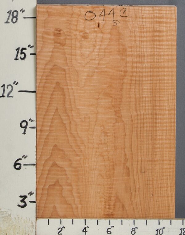 AAAAA CURLY MAPLE BLOCK 11"3/8 X 19" X 1"3/4 (NWT-0044C) - Image 2