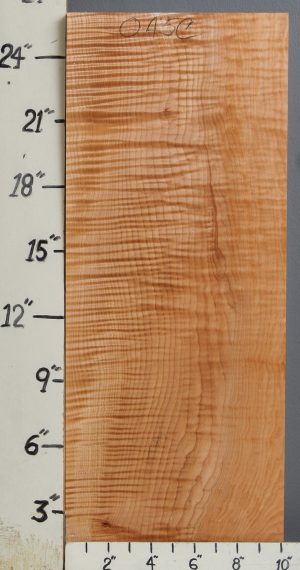 MUSICAL CURLY MAPLE BILLET 10"1/8 X 25" X 1"3/4 (NWT-0045C)