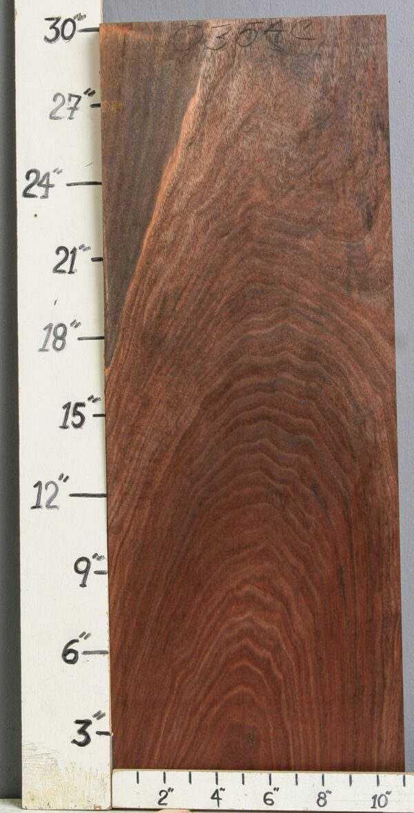 AAAAA MARBLED CLARO WALNUT BLOCK 11" X 30" X 1"5/8 (NWT-0354C) - Image 2