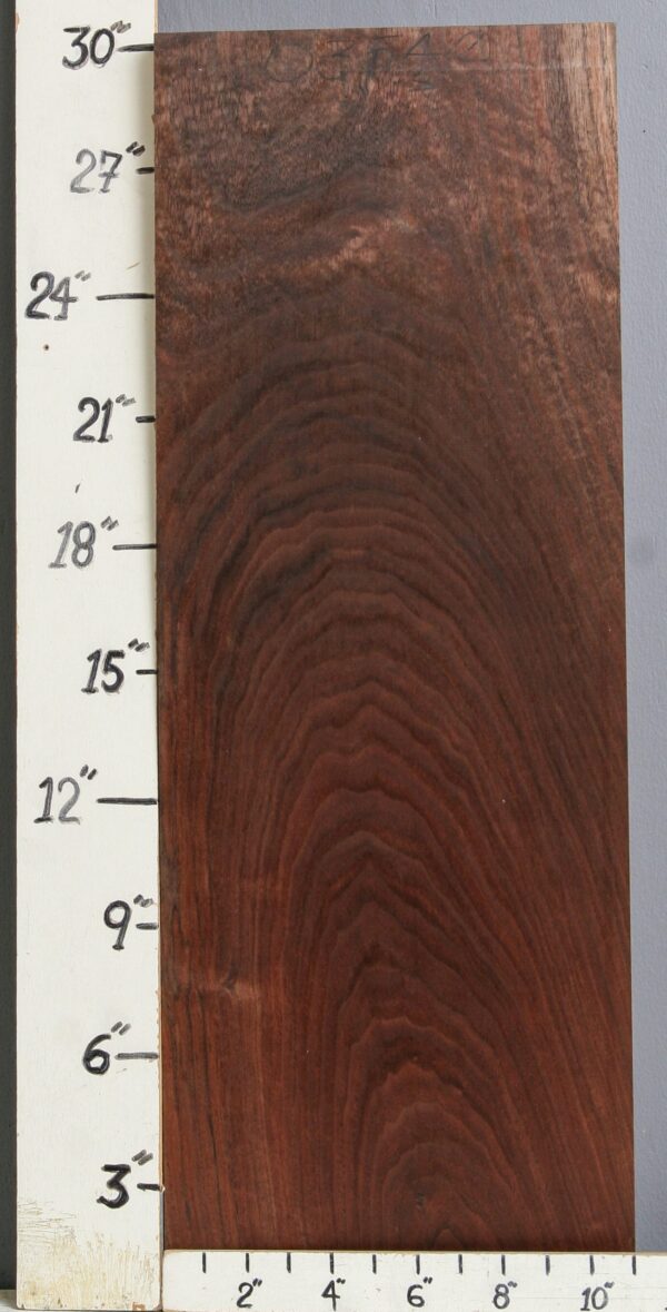 AAAAA MARBLED CLARO WALNUT BLOCK 11" X 30" X 1"5/8 (NWT-0354C)