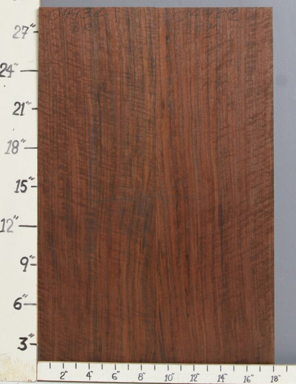 MUSICAL CURLY MARBLED CLARO WALNUT BOOKMATCH 18" X 28" X 4/4 (NWT-0493C)