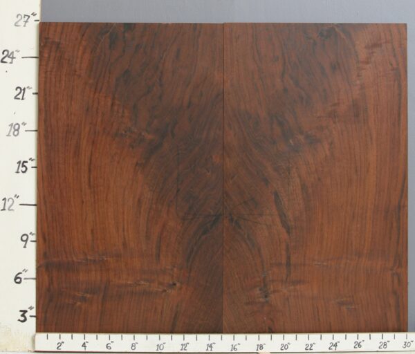 AAAAA MARBLED CLARO WALNUT BOOKMATCH 30"1/4 X 26" X 4/4 (NWT-0495C)