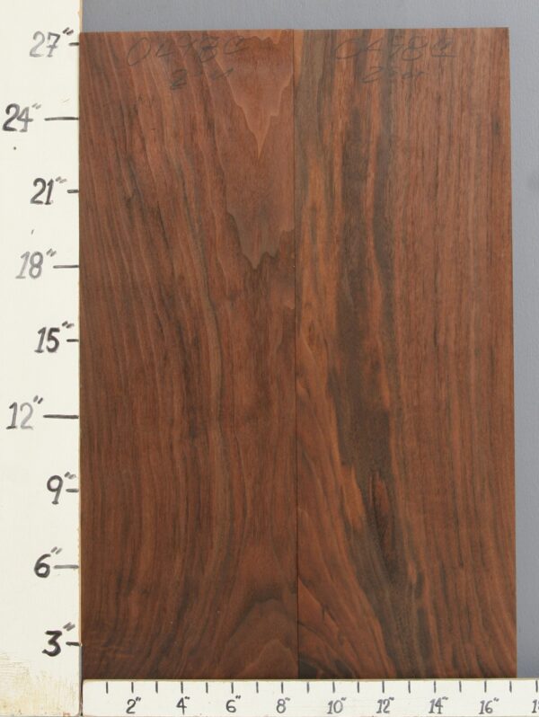 AAAAA MARBLED CLARO WALNUT 2 BOARD SET 7"1/2 X 27" X 4/4 (NWT-0498C)