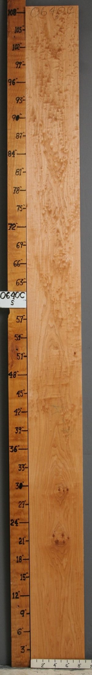AAAA QUILTED MAPLE LUMBER 8"3/4 X 109" X 4/4 (NWT-0640C)