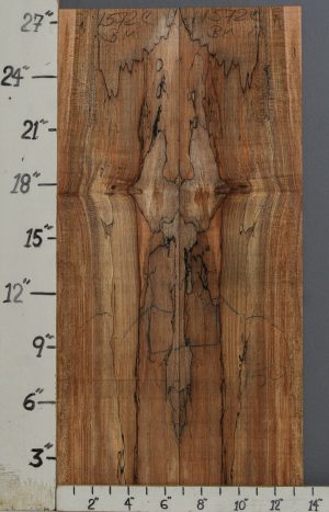 AAAAA SPALTED MAPLE MICROLUMBER BOOKMATCH 13"1/4 X 27" X 3/8 (NWT-1572C)