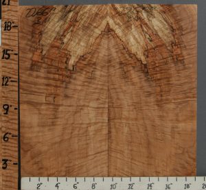 5A Spalted Curly Maple Bookmatch 19"1/4 X 20" X 3/8 (NWT-2266C)