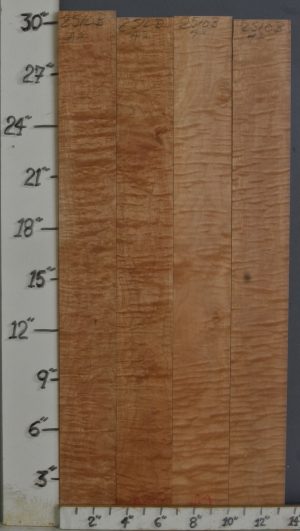 MUSICAL QUILTED MAPLE LUMBER 13"3/8 X 30" X 4/4 (NWTB2510)
