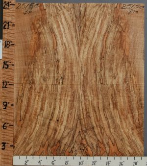 5A Spalted Curly Maple Microlumber Bookmatch 19"1/4 X 24" X 1/2 (NWT-2515C)