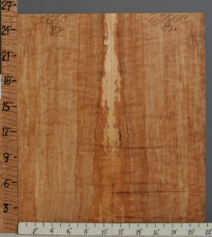 5A Spalted Curly Maple Microlumber Bookmatch 22" X 25" X 3/8 (NWT-2566C)