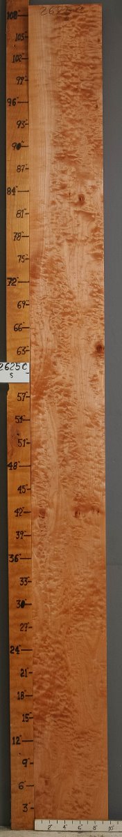 5A Quilted Maple Lumber 9"3/4 X 108" X 6/4 (NWT-2625C)