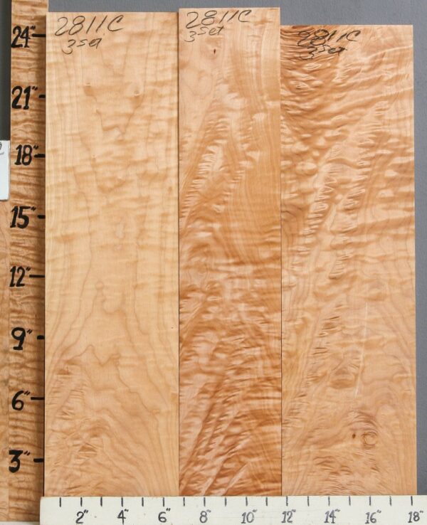 5A Quilted Maple 3 Board Set 18" X 24" X 6/4 (NWT-2811C)