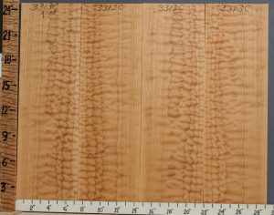5A Quilted Maple 4 Board Set Microlumber 29" X 24" X 1/4 (NWT-3313C)