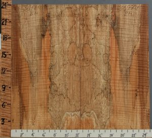 5A Spalted Curly Maple Bookmatch Microlumber 25" X 24" X 1/2 (NWT-3697C)