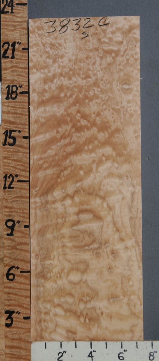 5A Quilted Maple Block 7"3/8 X 22" X 1"3/4 (NWT-3832C)