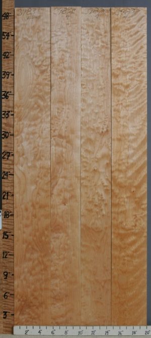4A Quilted Maple Lumber 19"7/8 X 48" X 4/4 (NWT-3983C)