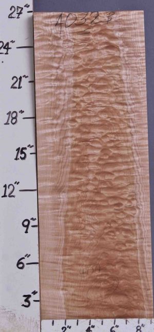 MUSICAL QUILTED MAPLE BILLET 9"1/4 X 26"3/4 X 2" (NWTB4032)