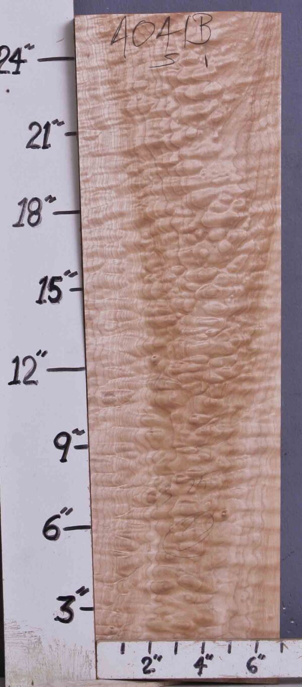 MUSICAL QUILTED MAPLE BILLET 7" X 25"1/2 X 1"3/4 (NWTB4041)