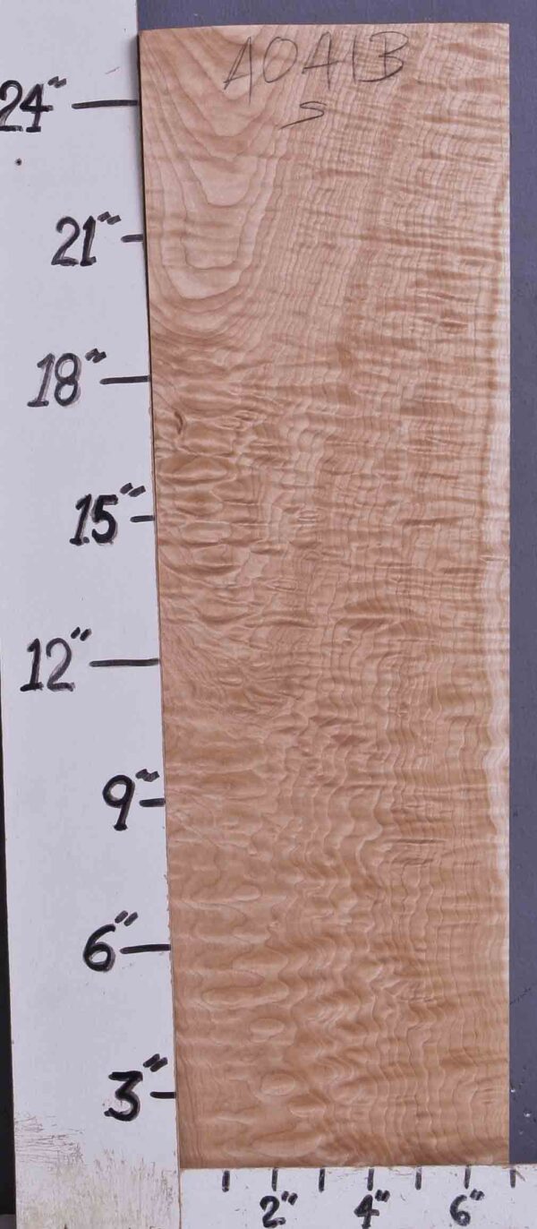 MUSICAL QUILTED MAPLE BILLET 7" X 25"1/2 X 1"3/4 (NWTB4041) - Image 2