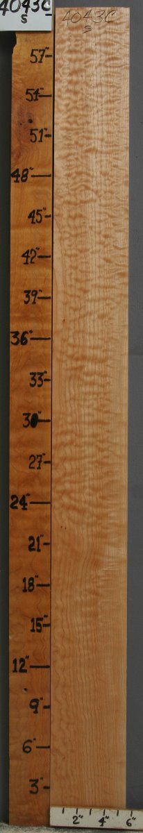 5A Quilted Maple Lumber 5"1/2 X 60" X 4/4 (NWT-4043C)