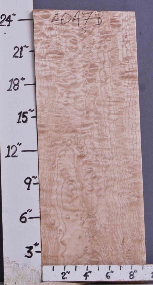 MUSICAL QUILTED MAPLE BILLET 9"1/4 X 24" X 1"5/8 (NWTB4047)