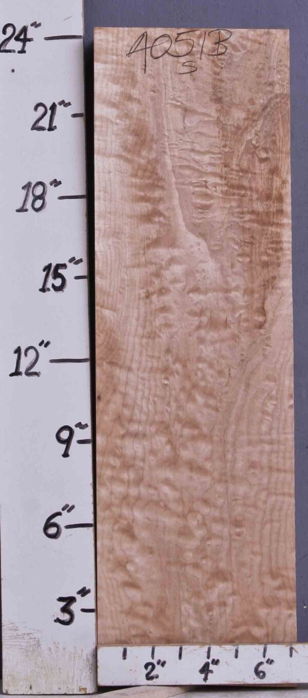 MUSICAL QUILTED MAPLE BILLET 7"1/8 X 24" X 2"3/8 (NWTB4051) - Image 2