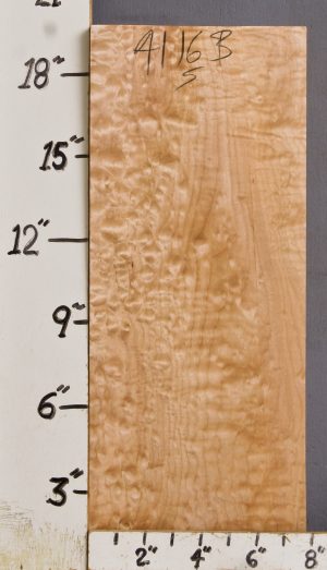MUSICAL QUILTED MAPLE BILLET 7"3/4 X 19"1/2 X 2" (NWTB4116)