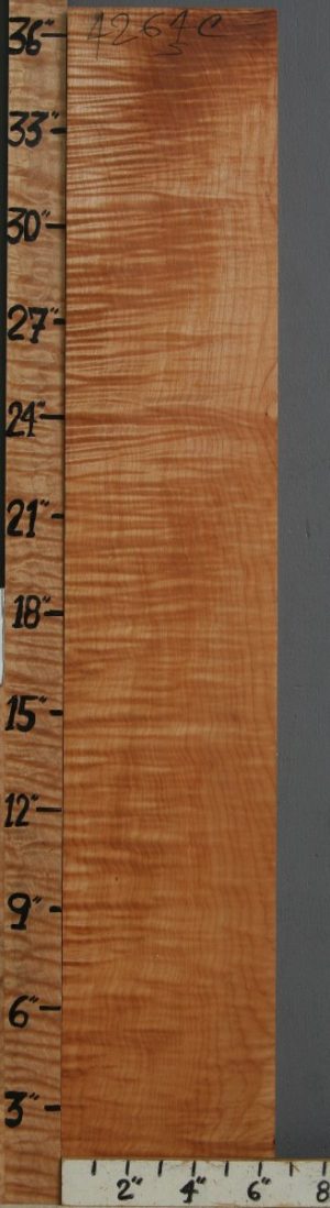 Musical Red Heart Curly Maple Lumber 6"1/2 X 36" X 6/4 (NWT-4264C)