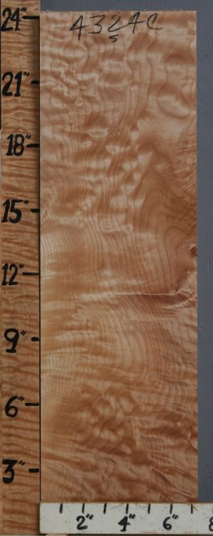 Musical Quilted Maple Billet 7"1/4 X 24" X 2"1/4 (NWT-4324C)