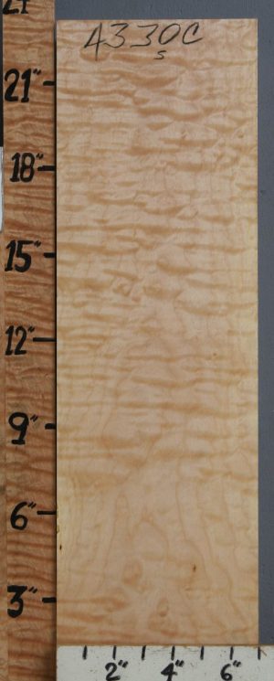 Musical Quilted Maple Billet 6"7/8 X 23" X 2"3/4 (NWT-4330C)