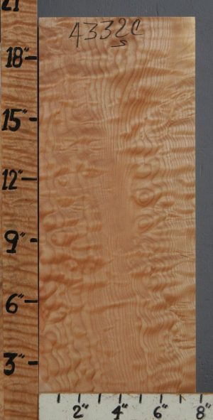 Musical Quilted Maple Billet 7"3/4 X 19" X 2"1/4 (NWT-4332C)