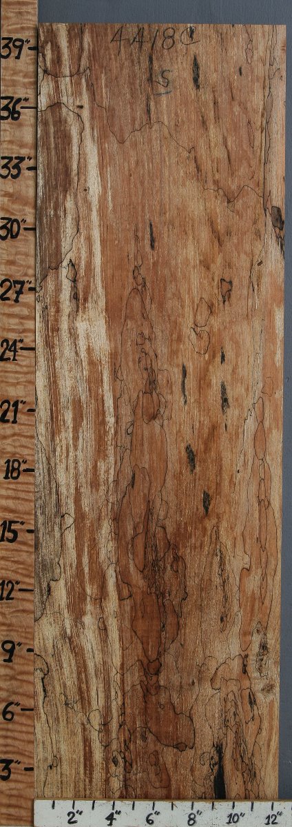 5A Spalted Maple Lumber 12"1/4 X 40" X 4/4 (NWT-4418C)