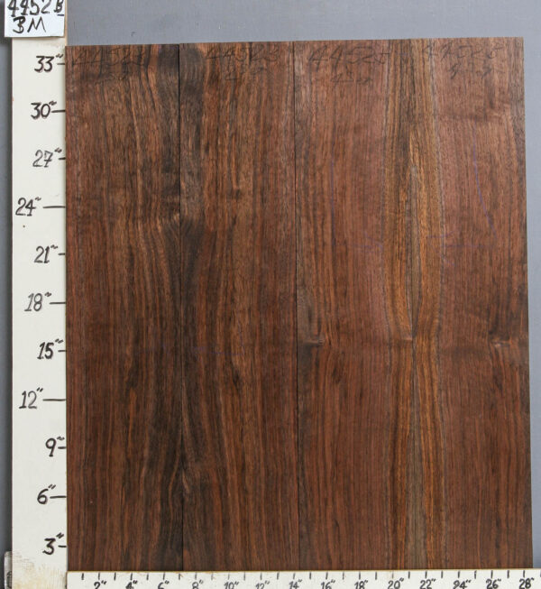 AAAAA MARBLED CLARO WALNUT 4 BOARD SET 28"1/2 X 34" X 4/4 (NWTB4452)