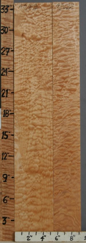 Musical Quilted Maple 2 Board Set 9"1/4 X 33" X 4/4 (NWT-4510C)