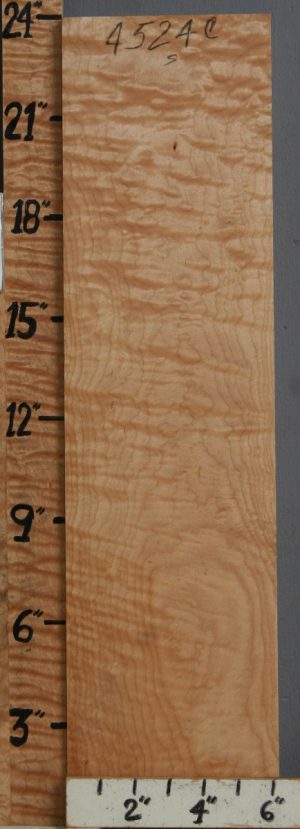 5A Angel Step Quilted Maple Block 6"1/4 X 23" X 1"7/8 (NWT-4524C)