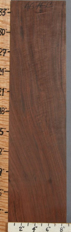 5A Marbled Claro Walnut Lumber 8"5/8 X 34" X 2"1/2 (NWT-4676C)
