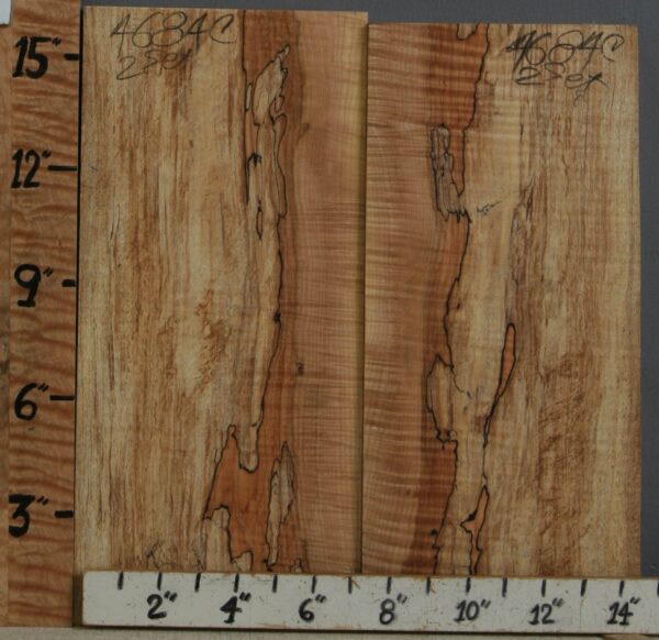 5A Spalted Maple 2 Block Set 14"3/4 X 15" X 1"1/2 (NWT-4684C)