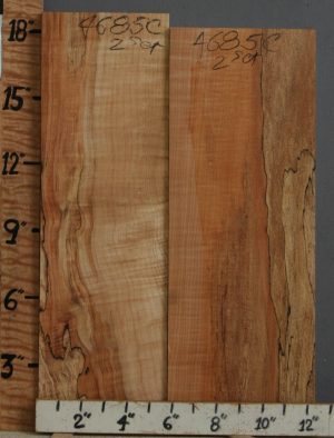5A Spalted Maple 2 Block Set 12"1/4 X 18" X 2" (NWT-4685C)