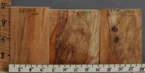 5A Spalted Maple 3 Block Set 24" X 11" X 1"5/8 (NWT-4689C)