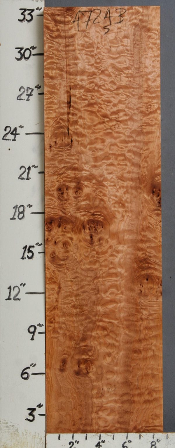 QUILTED MAPLE BLOCK 8"3/4 X 33" X 1"3/4 (NWT-B4724)