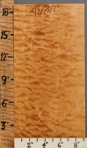 Musical Quilted Maple Block 9"1/4 X 19" X 1"1/4 (NWT-4781C)