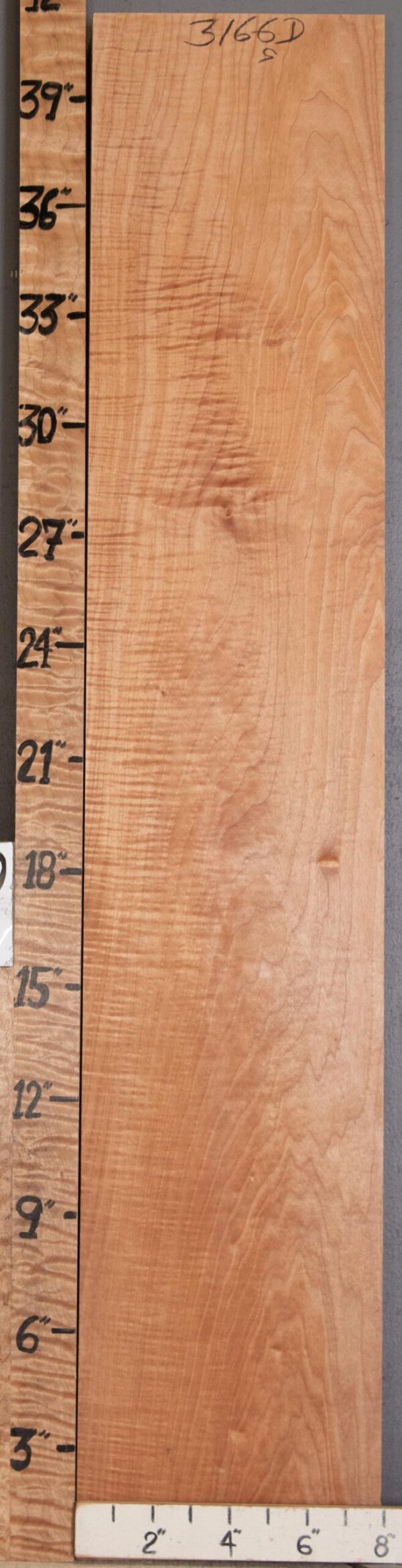 4A Quilted Maple Lumber 8" X 41" X 1"1/4 (NWT-3166D) - Image 2