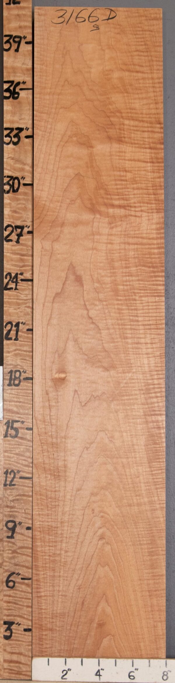 4A Quilted Maple Lumber 8" X 41" X 1"1/4 (NWT-3166D)