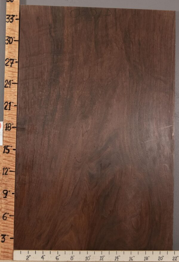 5A Marbled Claro Walnut 21"3/4 X 35" X 5/4" (NWT-0501D) - Image 2