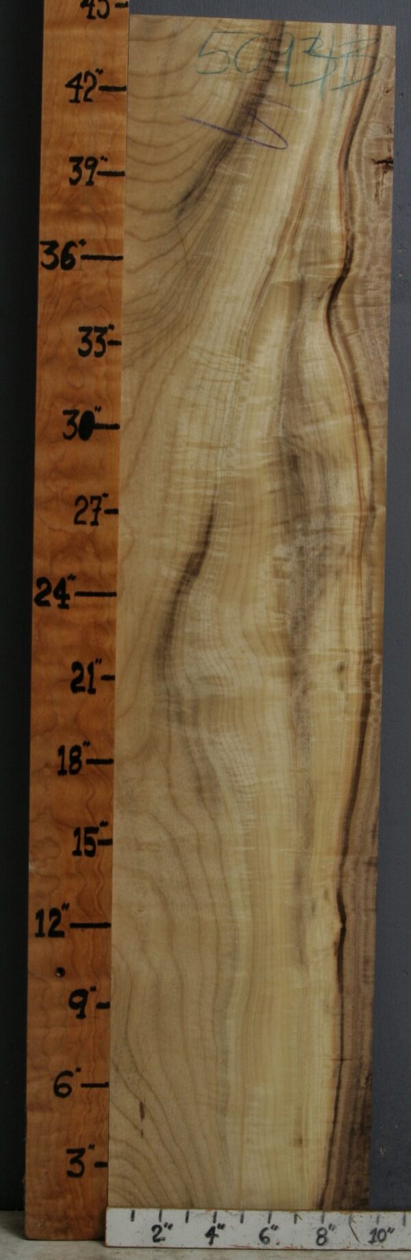 AAAAA MARBLED MYRTLEWOOD LUMBER 9"3/4 X 44"1/2 X 6/4 (NWT-B5094)