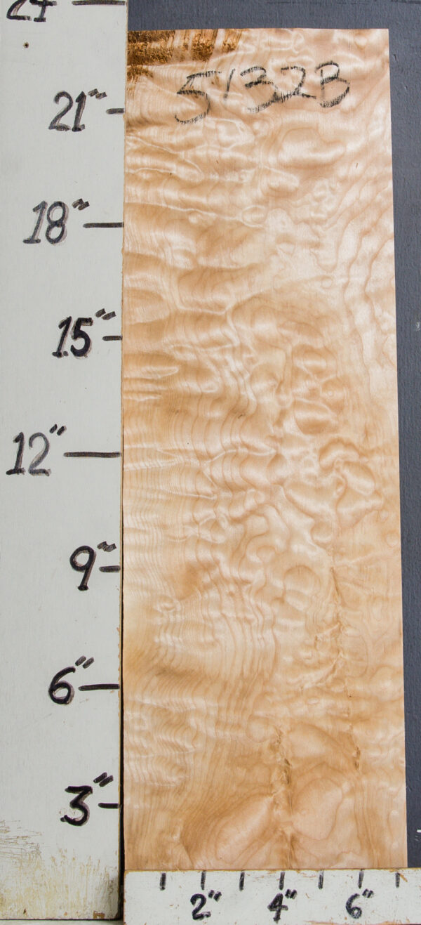 MUSICAL QUILTED MAPLE BILLET 7"1/4 X 23"1/2 X 1"1/8 (NWT-B5132) - Image 2