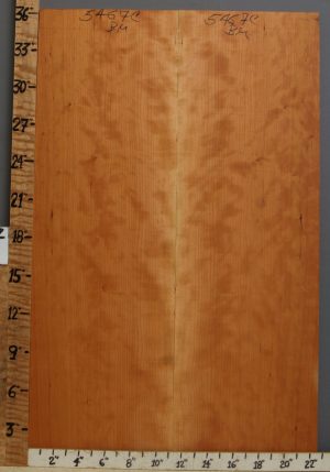 5A Curly Cherry Microlumber Bookmatch 22"5/8 X 36" X 1/4 (NWT-5467C)