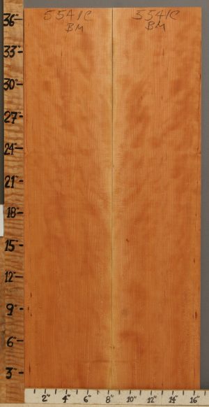 5A Curly Cherry Microlumber Bookmatch 16"1/2 X 36" X 1/4 (NWT-5541C)