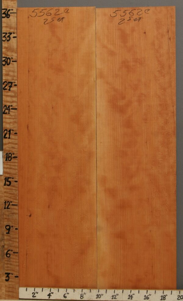 5A Curly Cherry Microlumber 2 Board Set 18"1/2 X 36" X 1/4 (NWT-5562C)