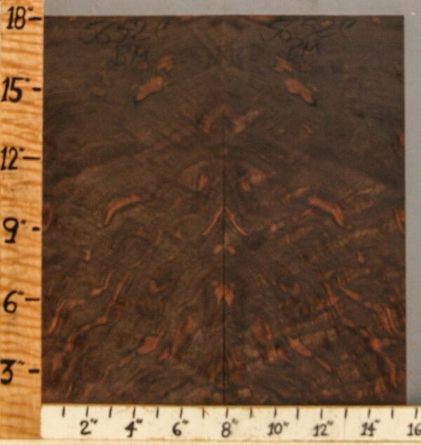 Musical Marbled Claro Walnut Microlumber Bookmatch 15"1/2 X 18" X 1/4 (NWT-5652C)